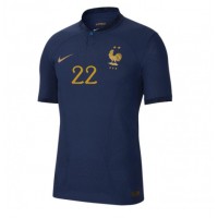 Camiseta Francia Theo Hernandez #22 Primera Equipación Replica Mundial 2022 mangas cortas